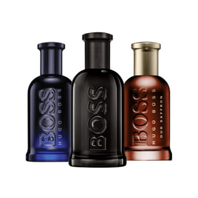 Combo de 3 perfumes -  Boss Bottled Night, Boss Bottled, Boss Bottled Oud Saffron