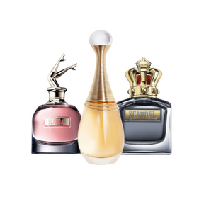 Combo de 3 perfumes -  Scandal, J'adore, Scandal Pour Homme